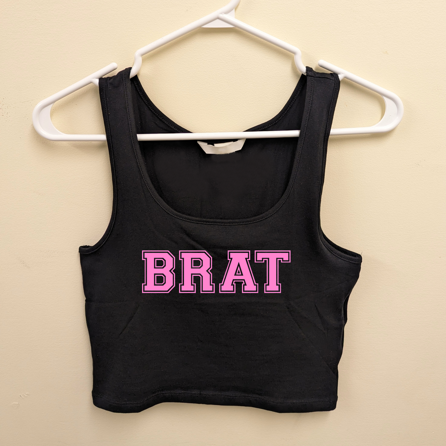 Brat Varsity Crop Top