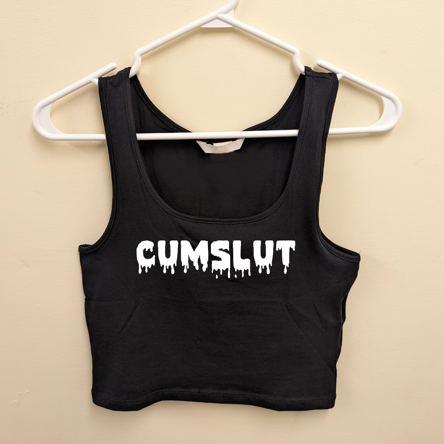 Cumslut Drip Crop Top