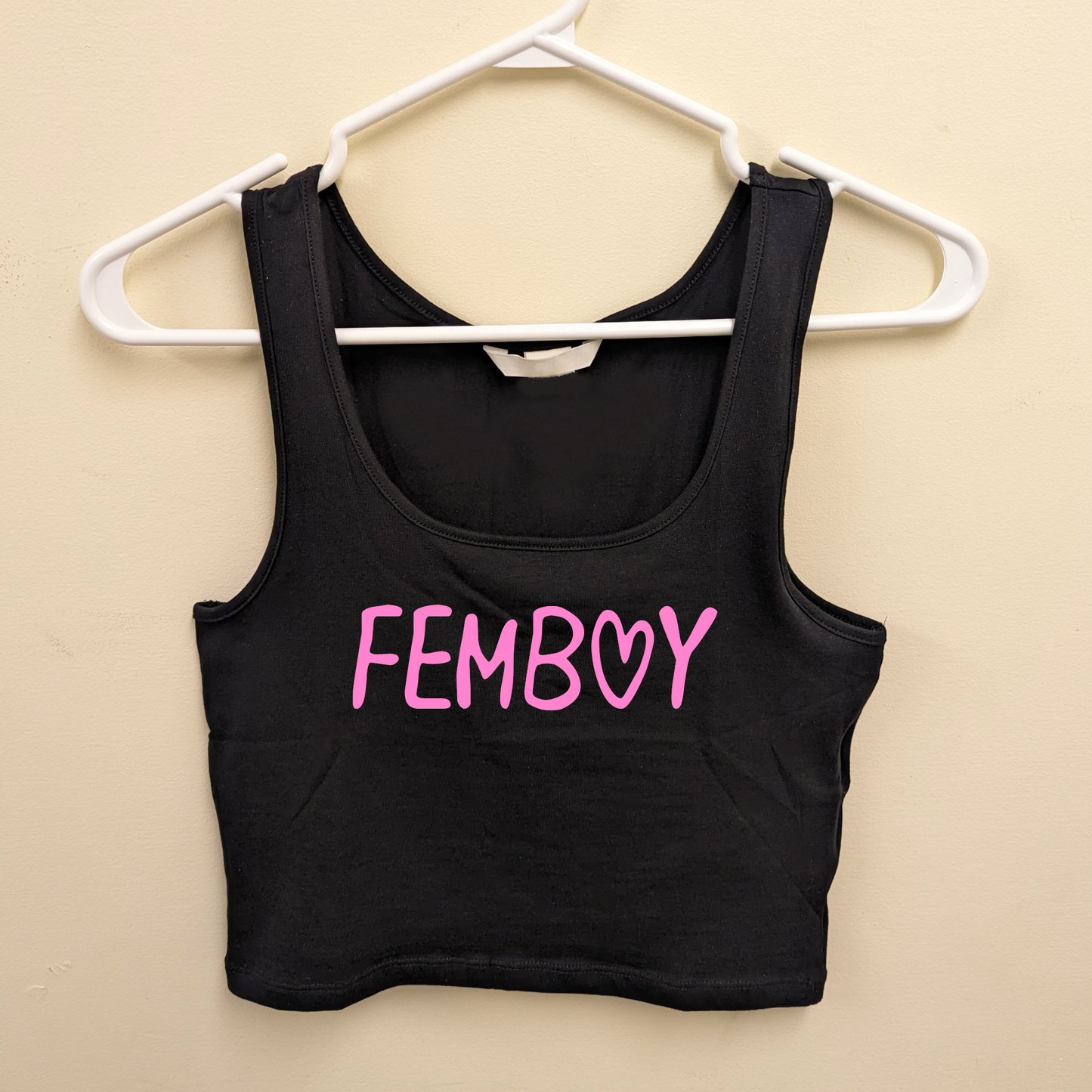 Femboy Hearts Crop Top