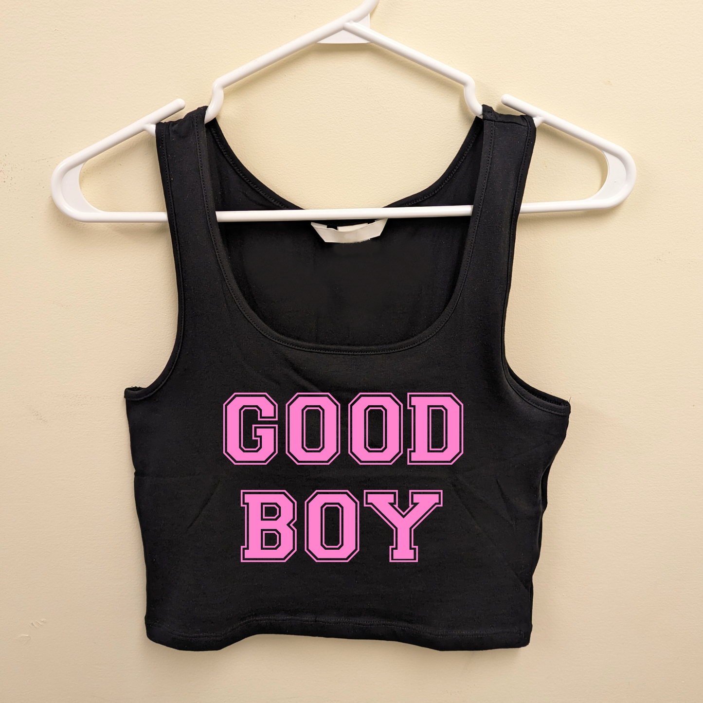 Good Boy Varsity Crop Top