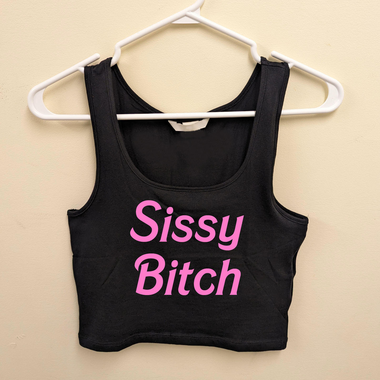 Sissy Bitch Femboy Crop Top