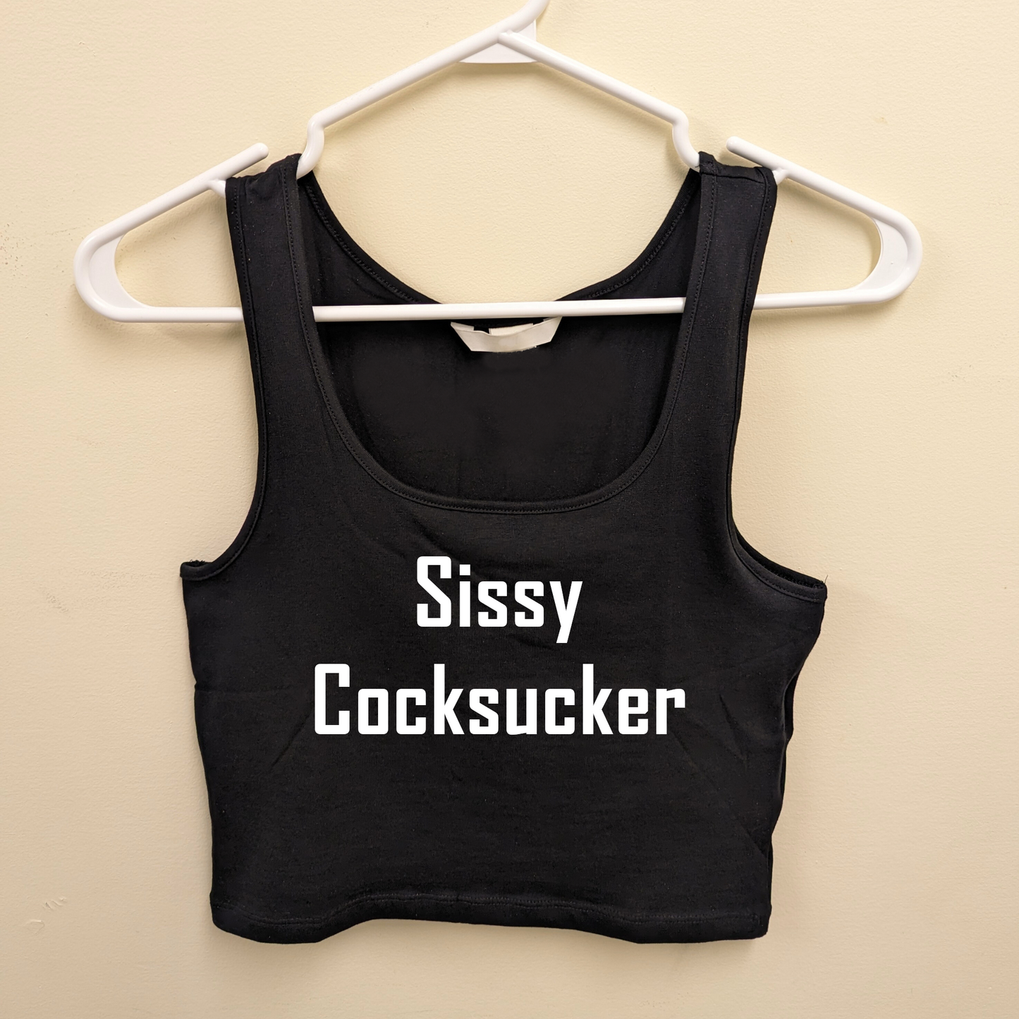 Sissy Cocksucker Crop Top