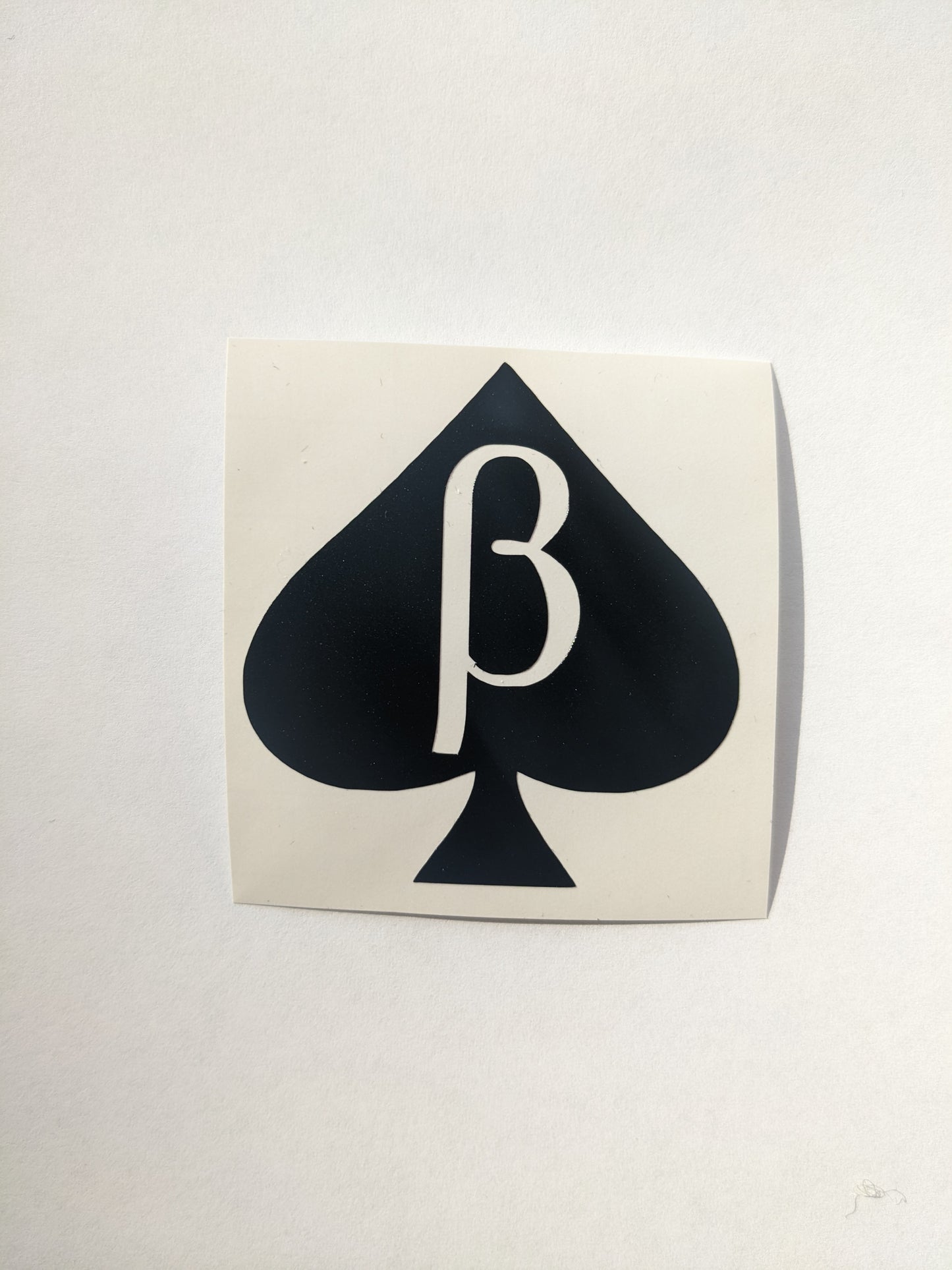 Beta Symbol Decal