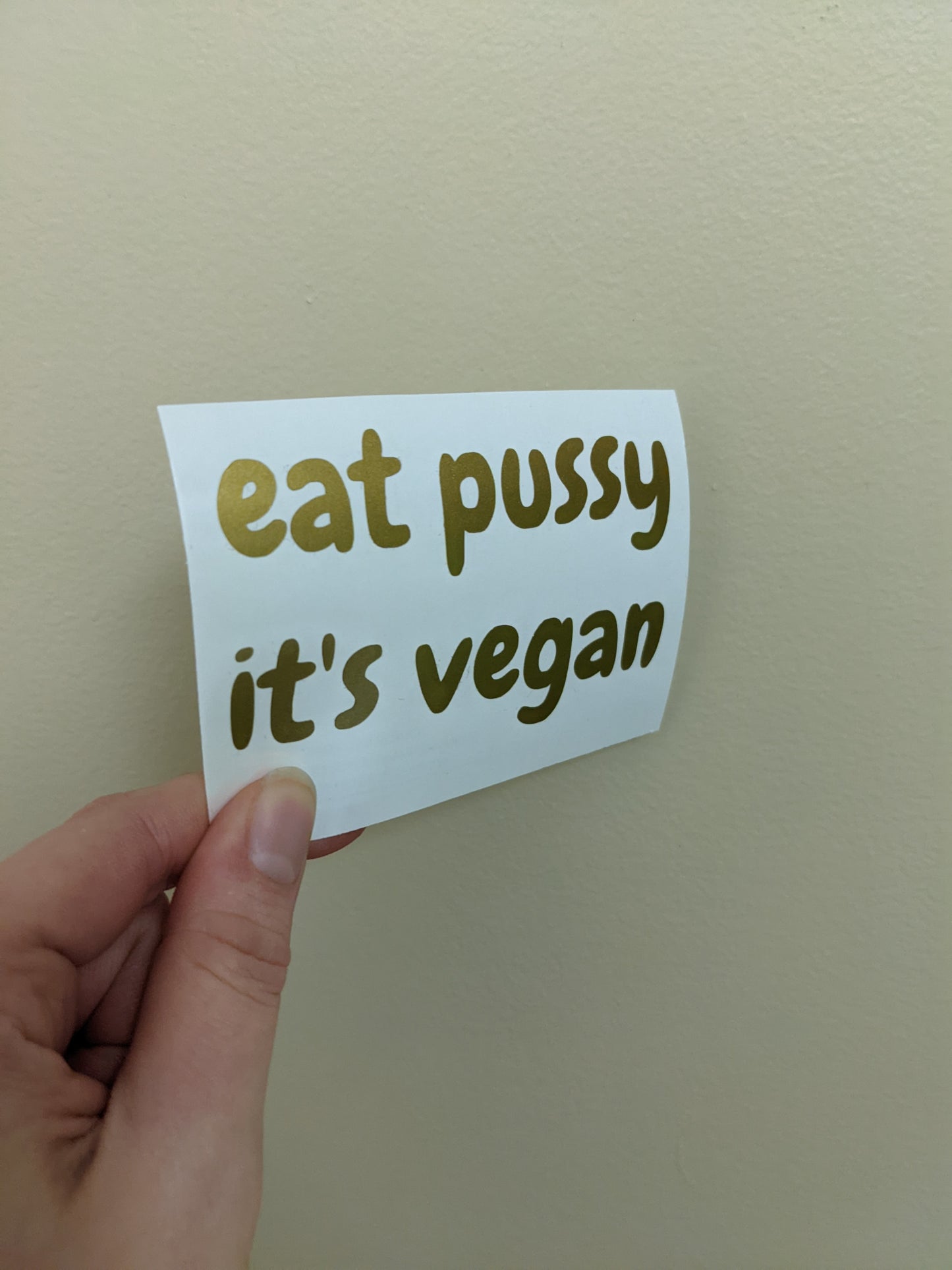 Lesbian Humor Decal