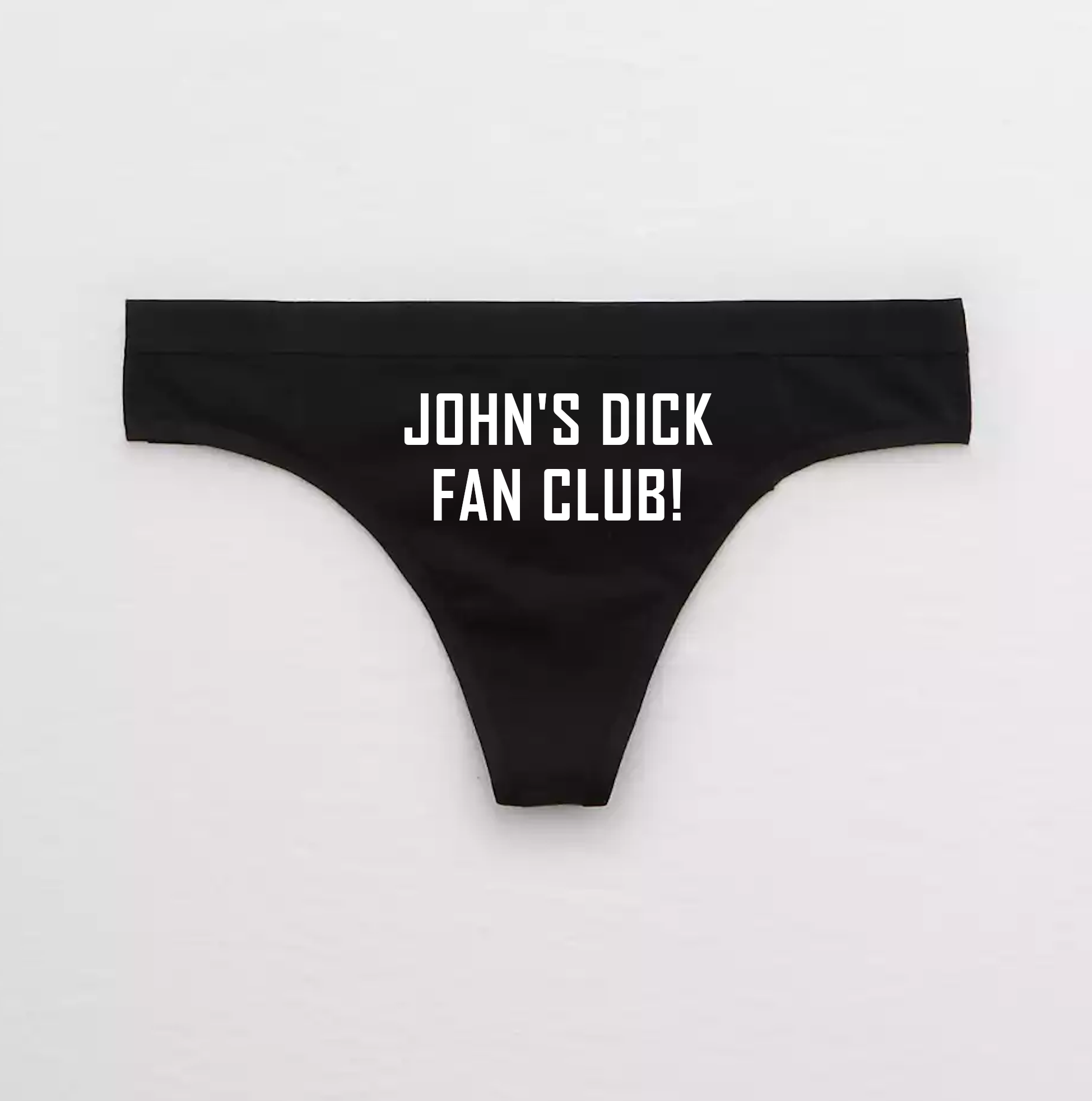 Custom Name's Dick Fan Club Thong – Celestial Red Shop