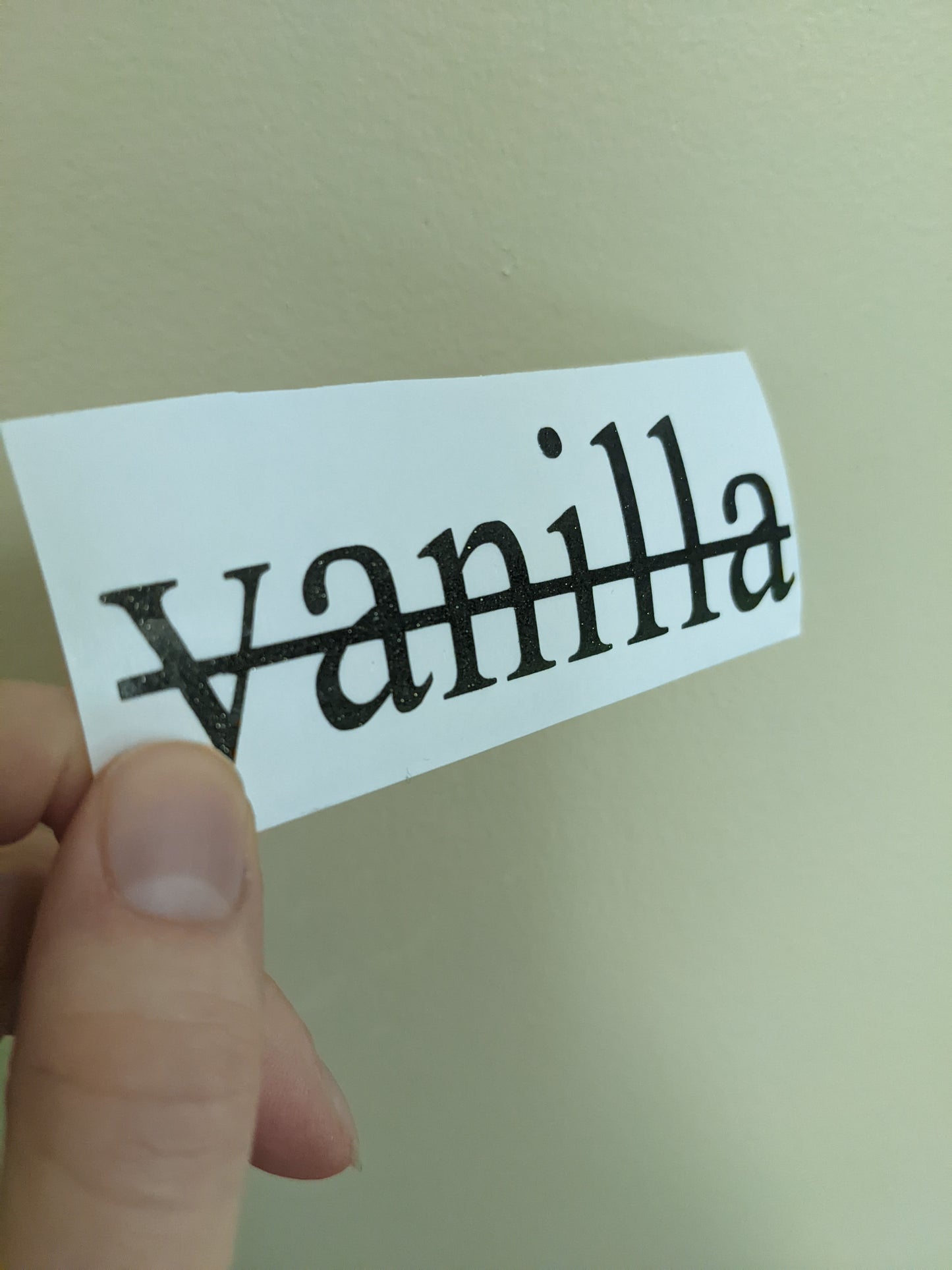 Not Vanilla Decal