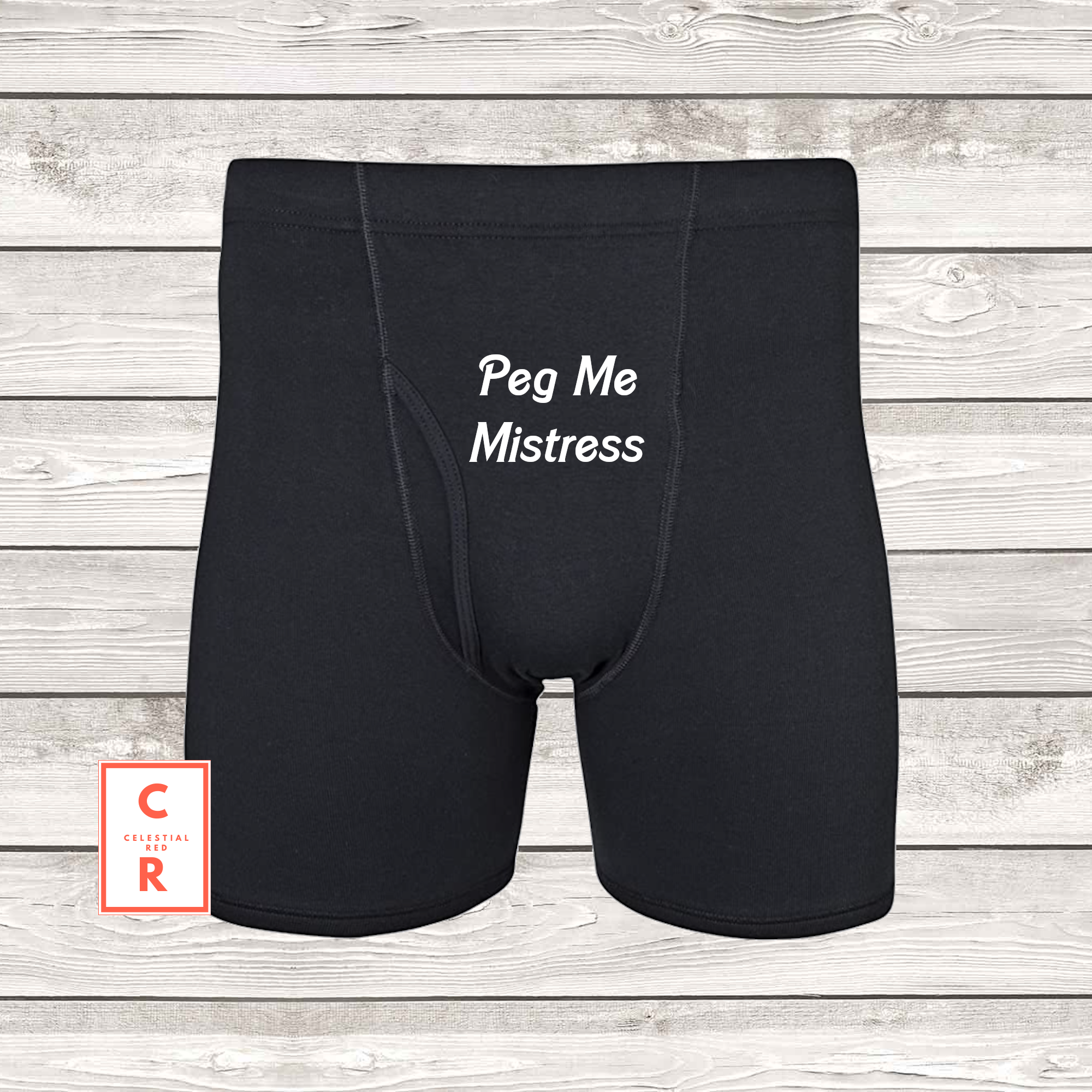 Peg Me Mistress Boxers – Celestial Red Shop