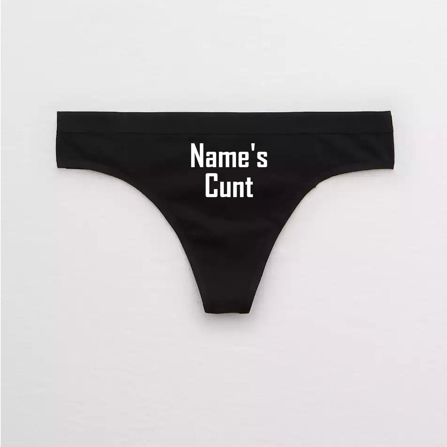 Slutty Personalized Whore Panties