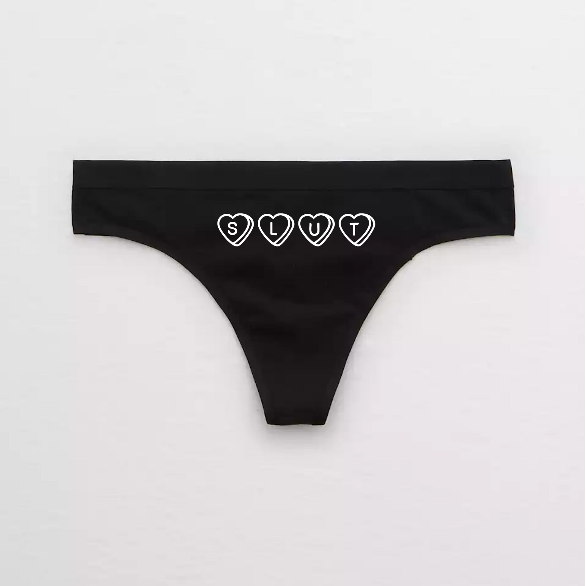 Slut Candy Heart Panties