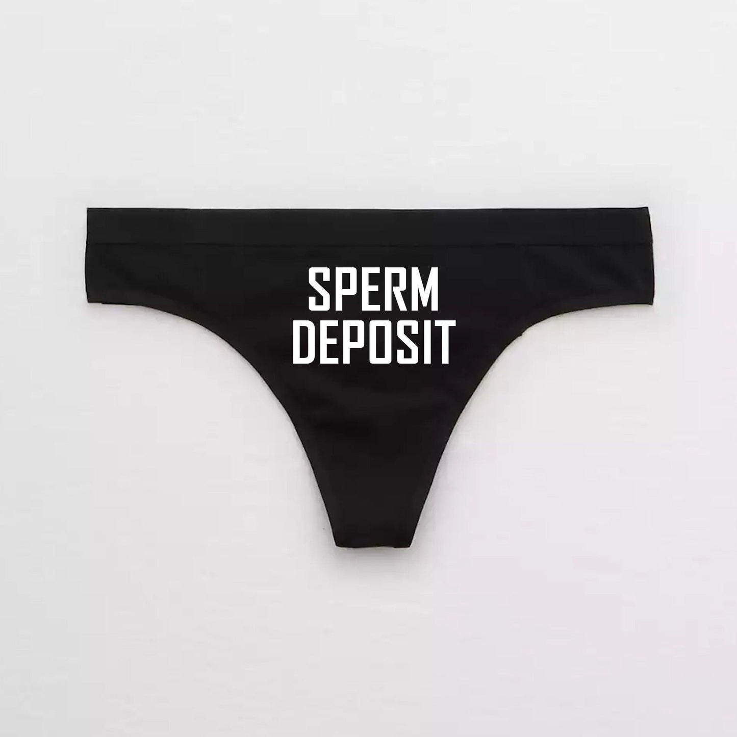 Sperm Deposit Cumslut Thong