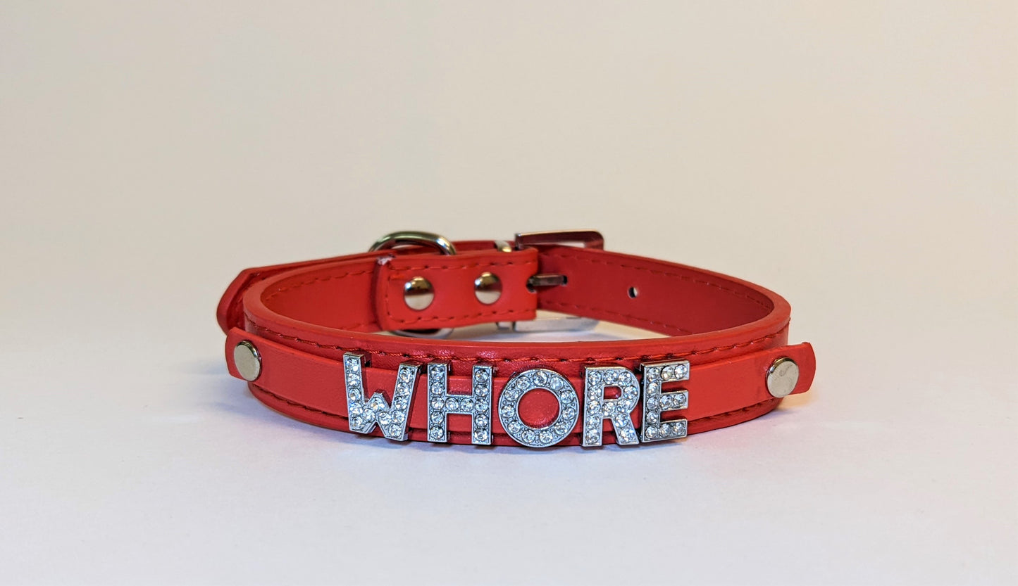 Whore Choker BDSM Collar