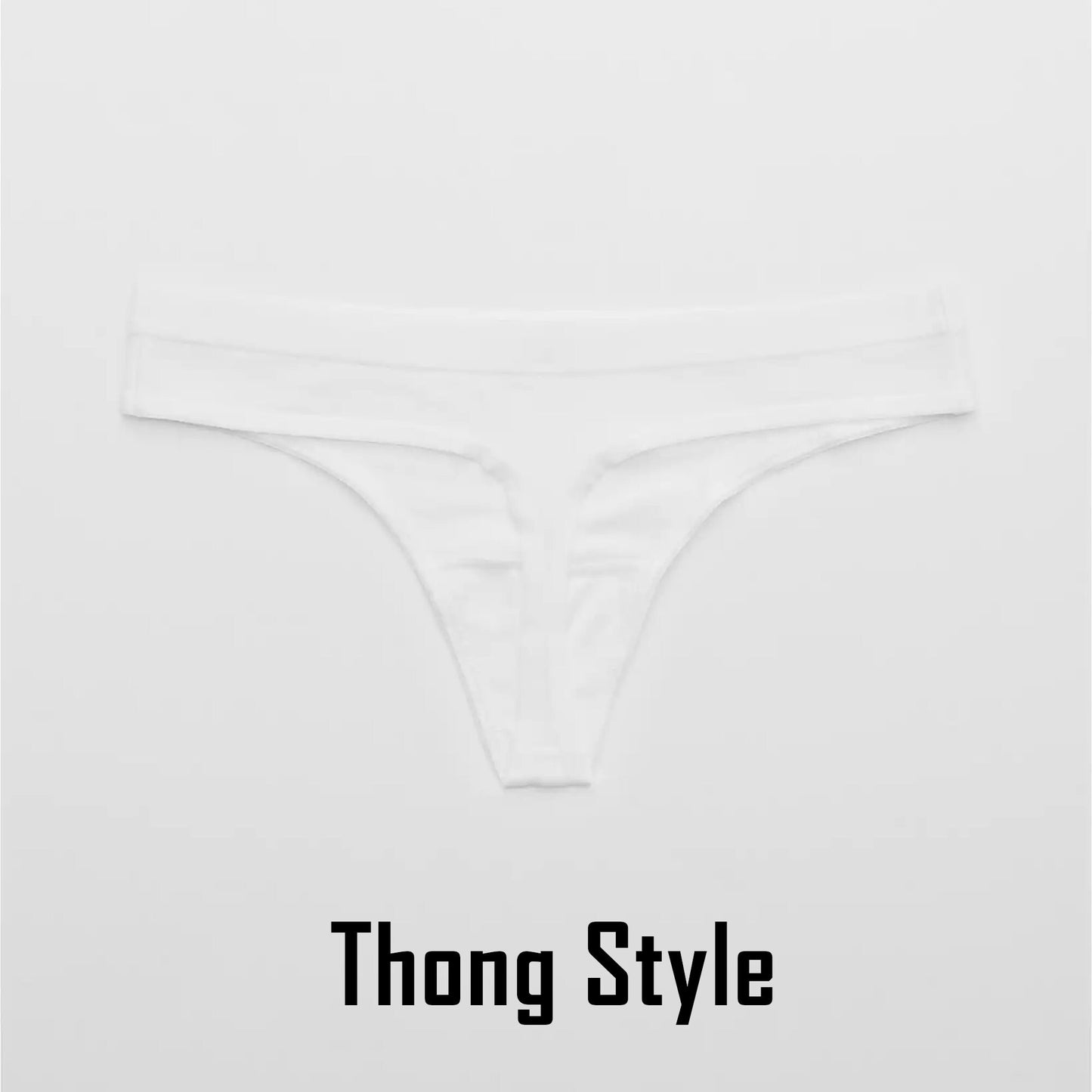 I Belong Slut On My Knees White Thong
