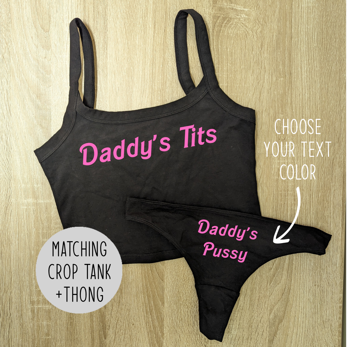 Daddys Tits BDSM Set DDLG Kink Lingerie