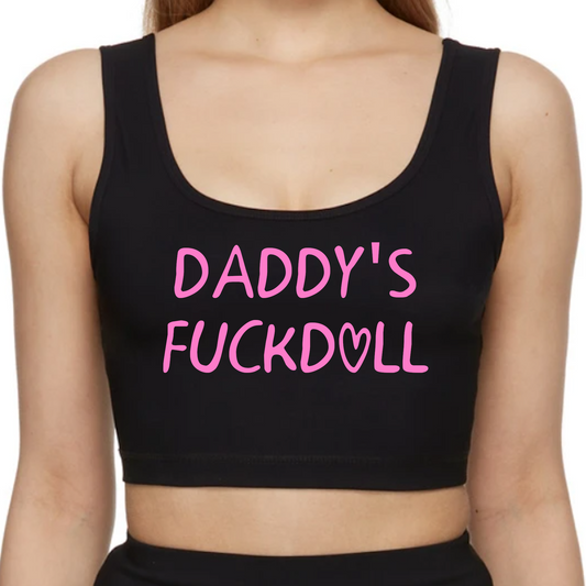 Daddys Fuckdoll Crop Top