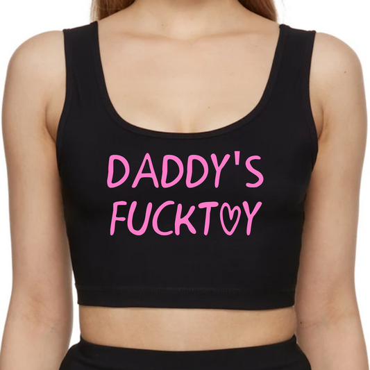 Daddys Fucktoy Crop Top