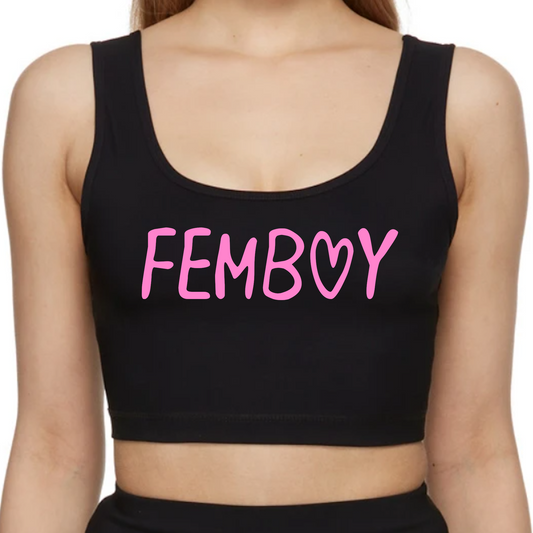 Femboy Cute Crop Top