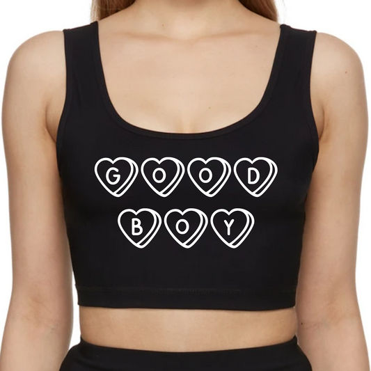 Good Boy Crop Top / Cute Femboy Clothing