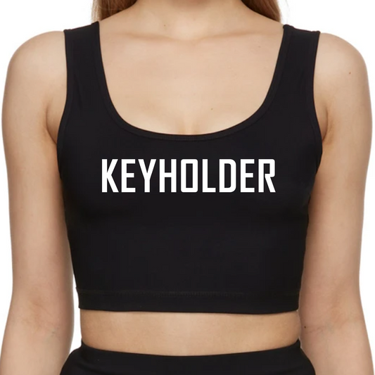 Keyholder BDSM Crop Top Msub Fdom Clothing