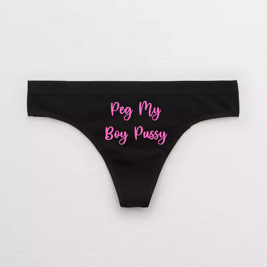 Peg My Boy Pussy panties
