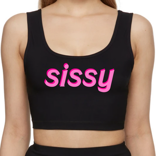 Sissy Boy Cropepd Tank Top