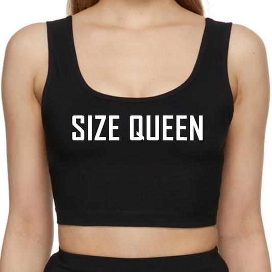 Size Queen Crop Top for BBC Sluts
