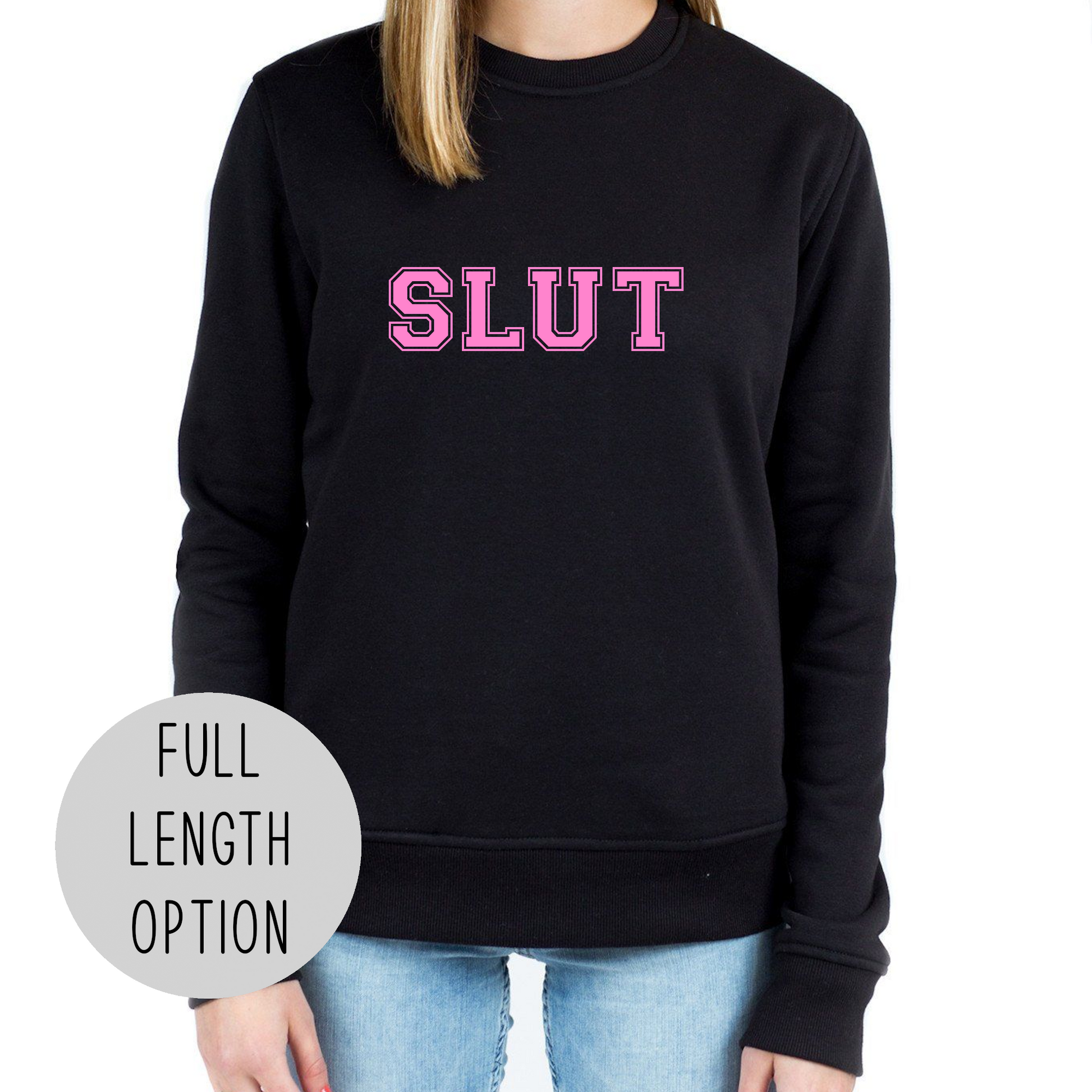 Slut Cropped BDSM Sweater