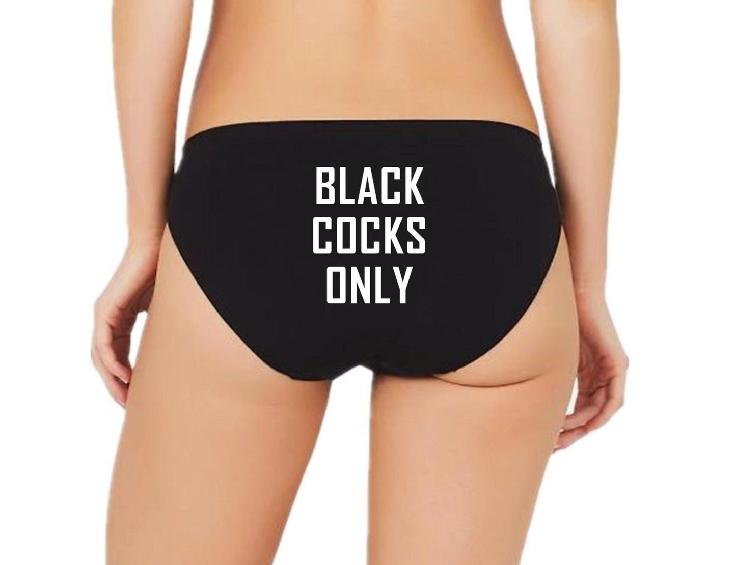 Black Cocks Only Panties