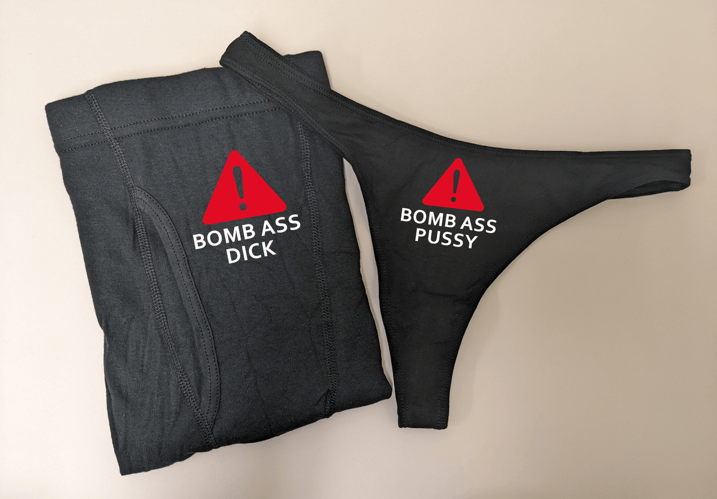 Bomb Ass Couples Matching Underwear Set – Celestial Red Shop
