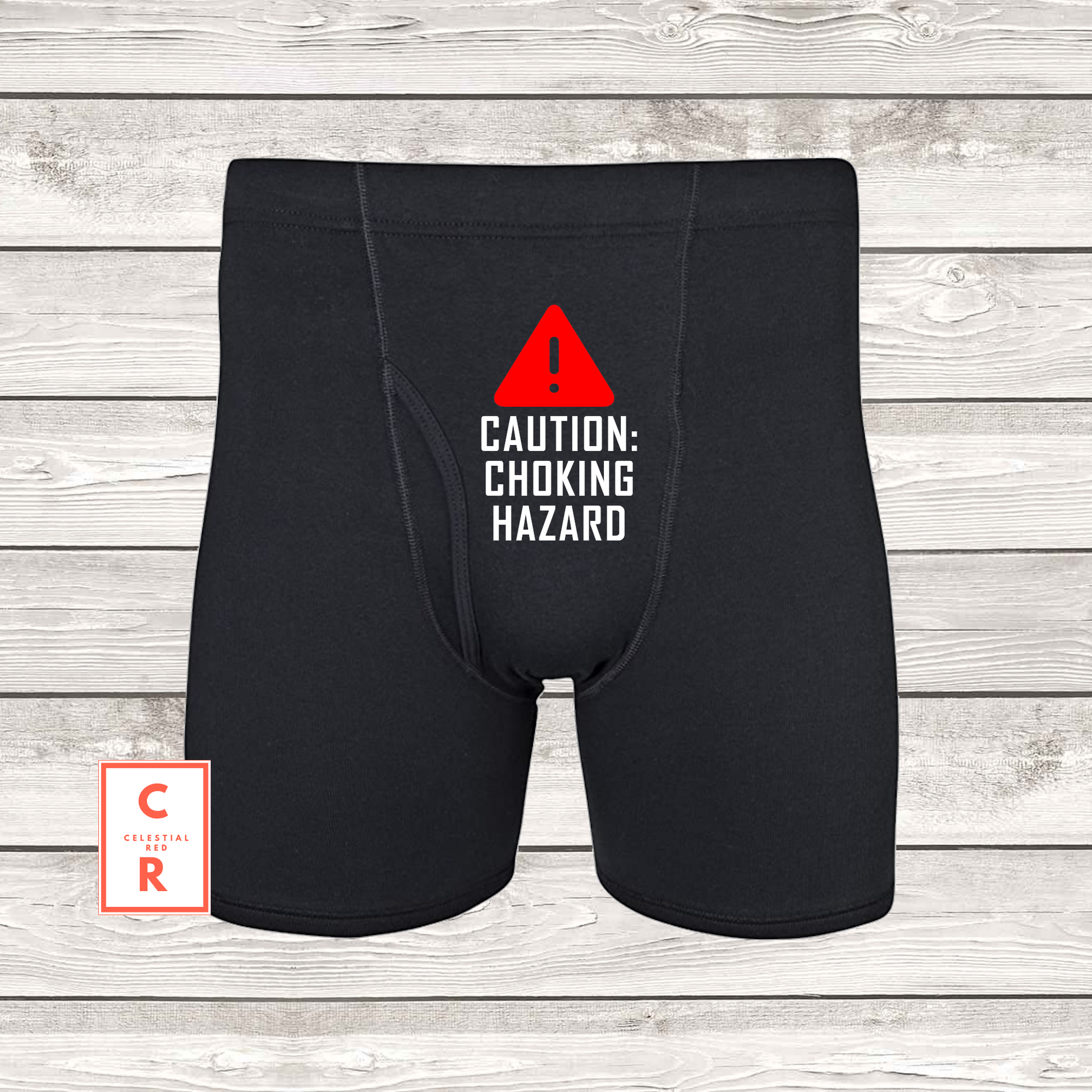 Random Stock Apparel Underwear CHOKING HAZARD Boxer Briefs Fun