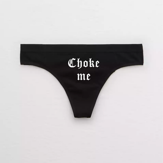 Choke Me Goth Thong