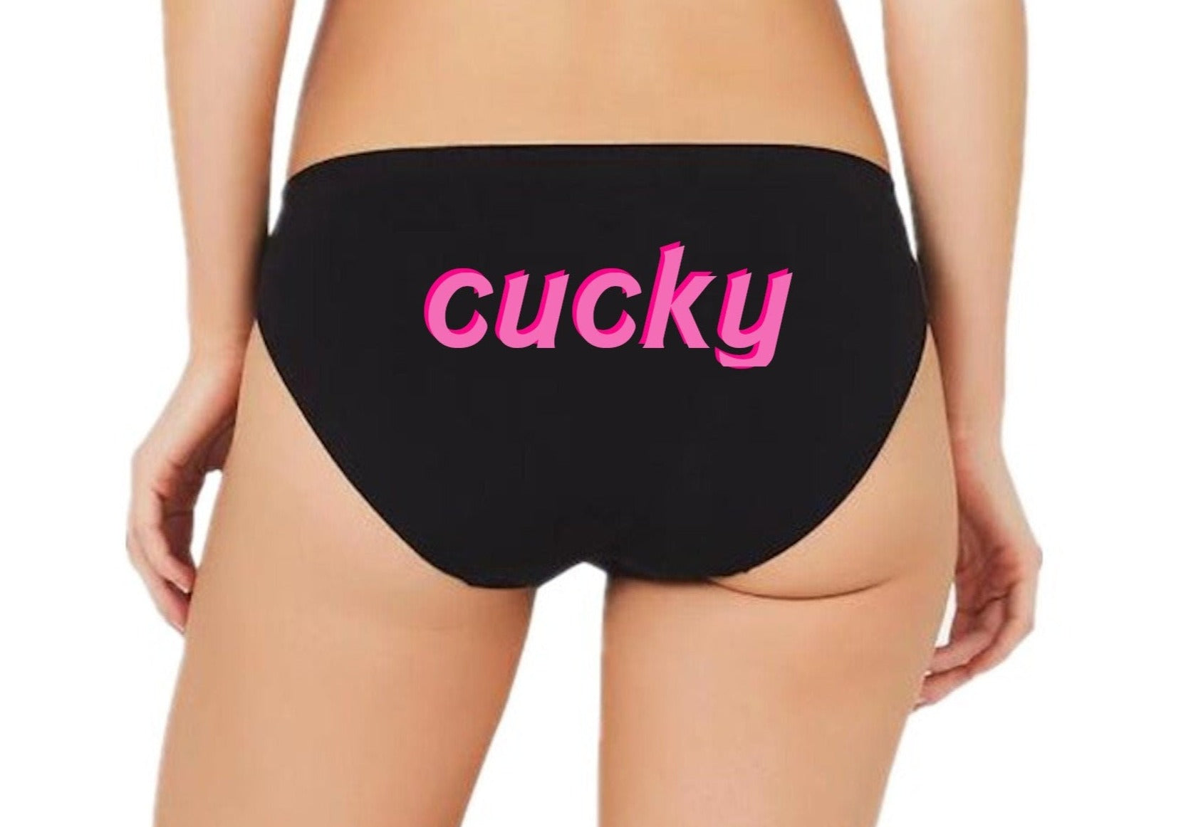 Cucky 2-Tone Pink Cuckold Panties