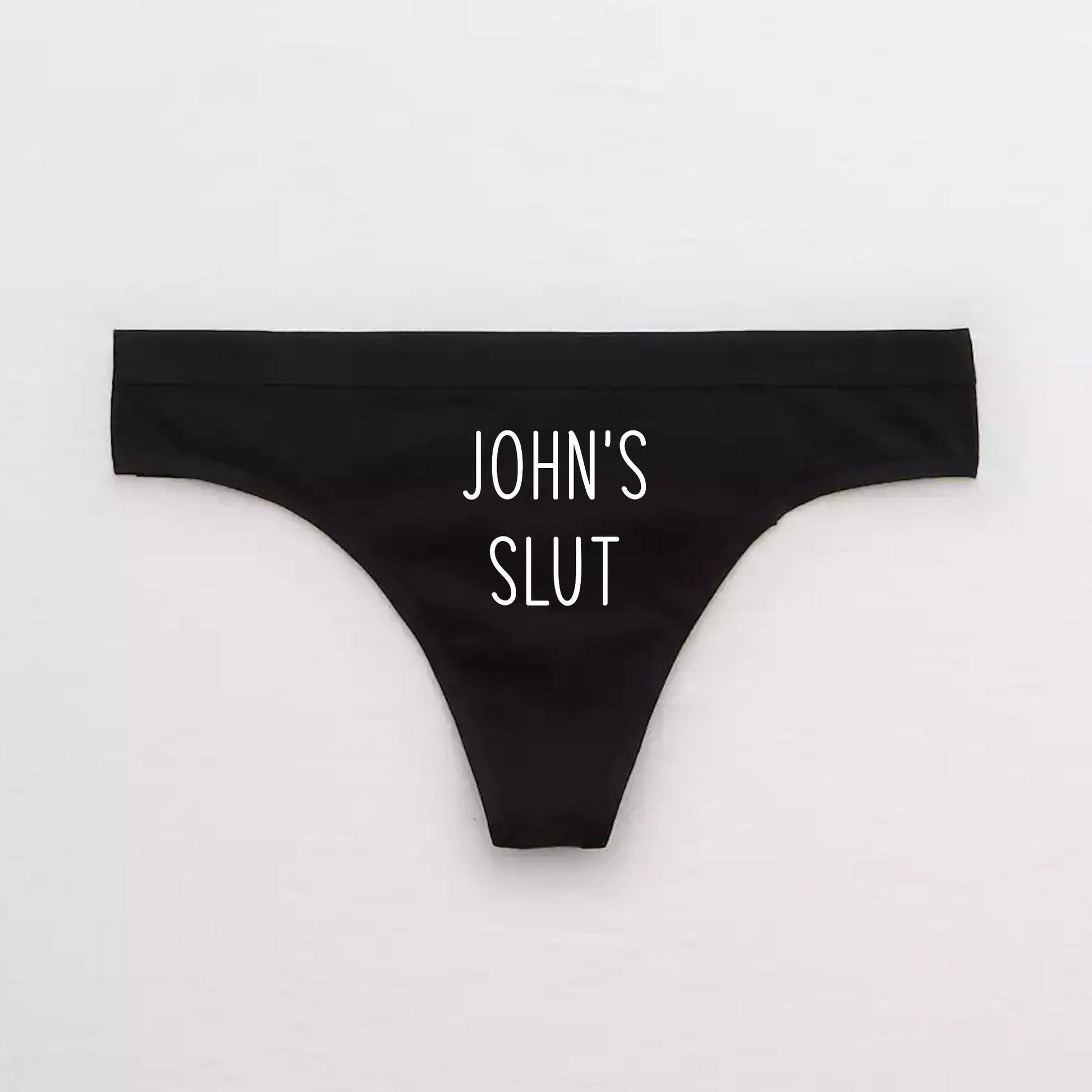 Names Slut Personalized Panties
