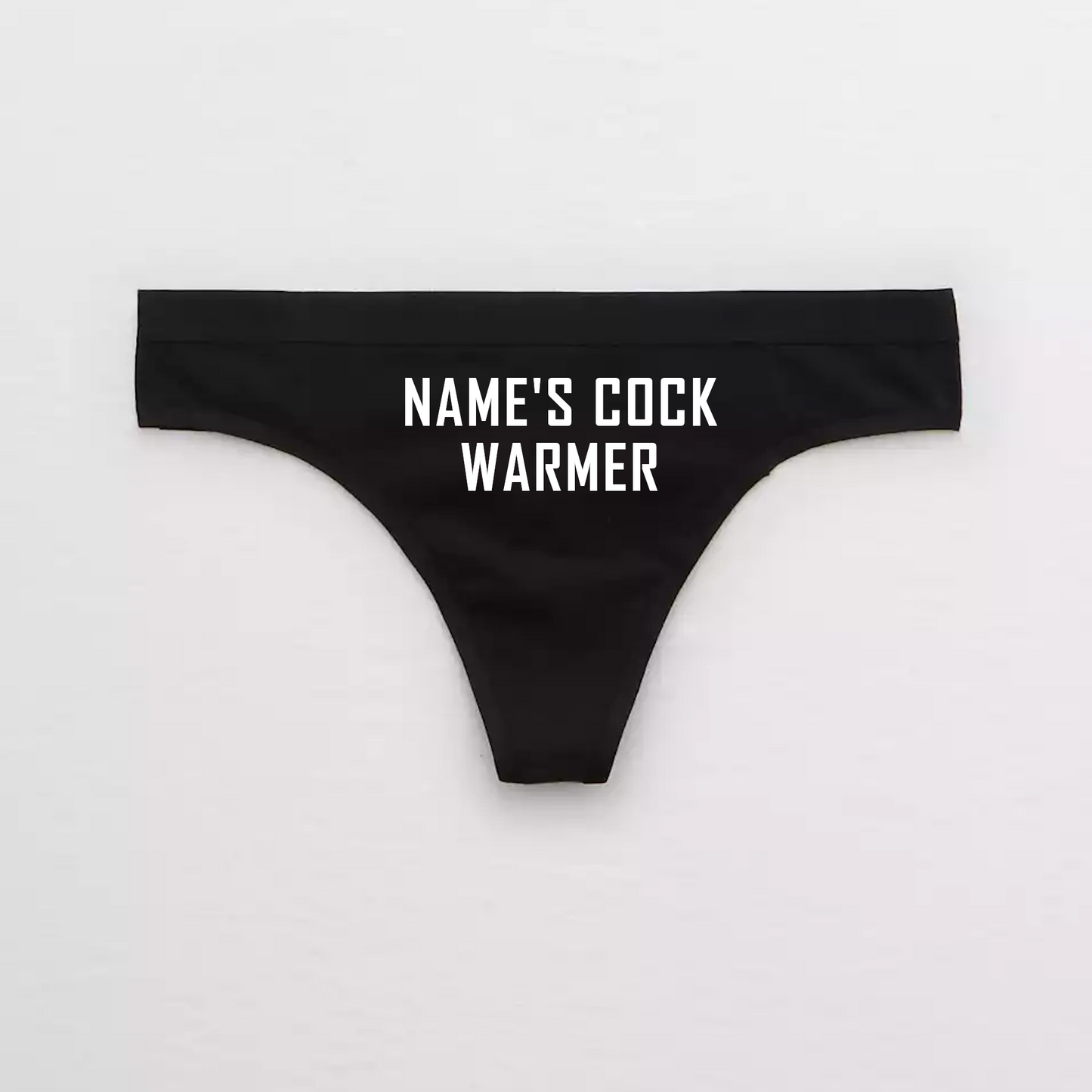 Your Names Cock Warmer Thong