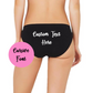 Customized Panties in Cursive