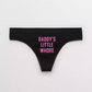 Daddys Little Whore DDLG Panties