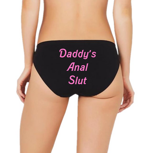 Daddys Anal Slut DDLG Panties