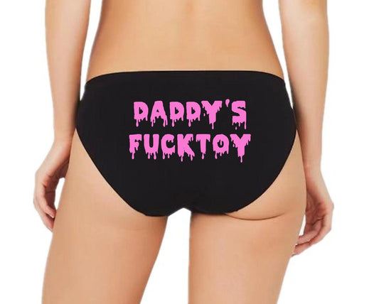 Daddys Fucktoy Cum Drip Panties