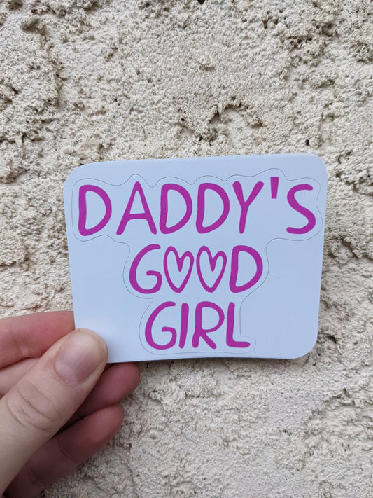 Daddys Good Girl DDLG Stickers
