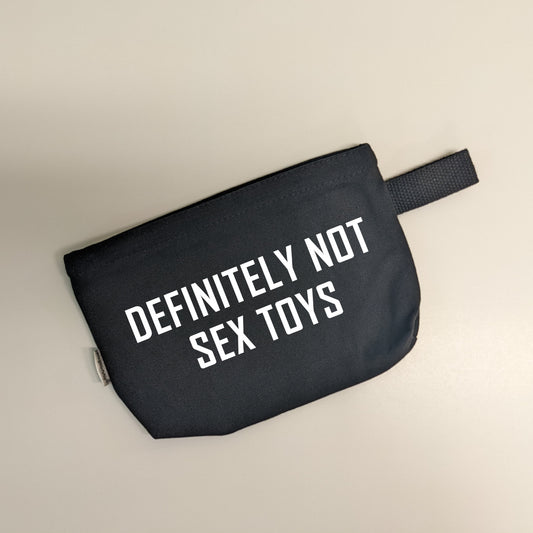 Definitely Not Sex Toys Zipper Bag