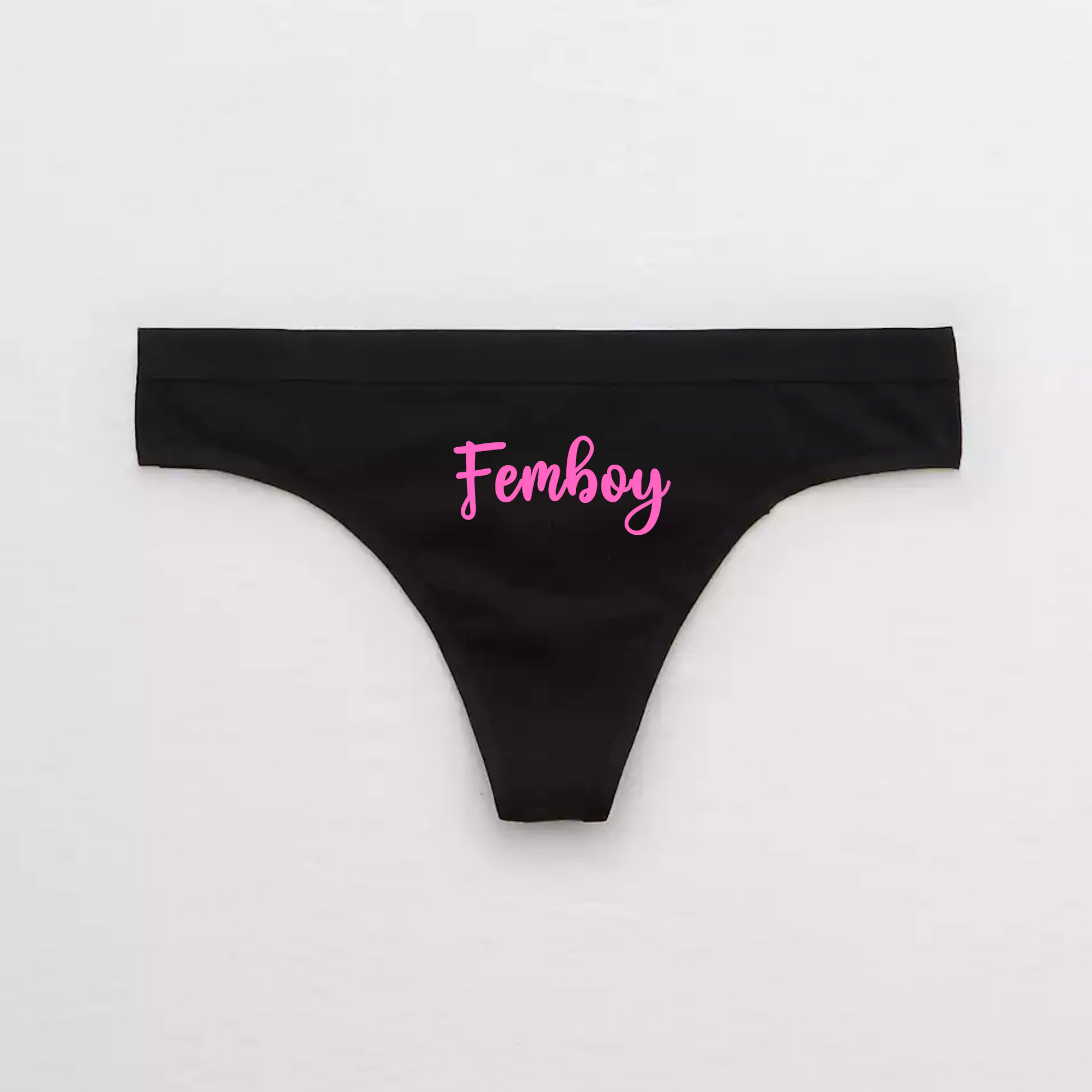 3-Pack Femboy Lingerie Set: See-Through Panties for Sissy Men