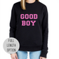 Good Boy Varsity Crop Sweater