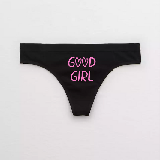 Good Girl Hearts Thong