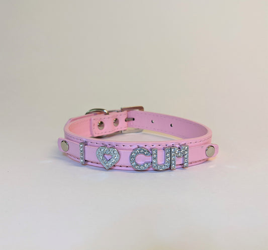 I Love Cum Collar BDSM Choker