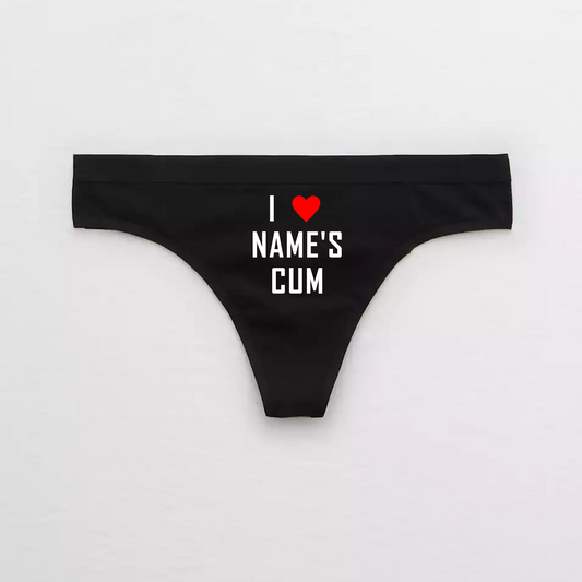 Personalized Cumslut Thong
