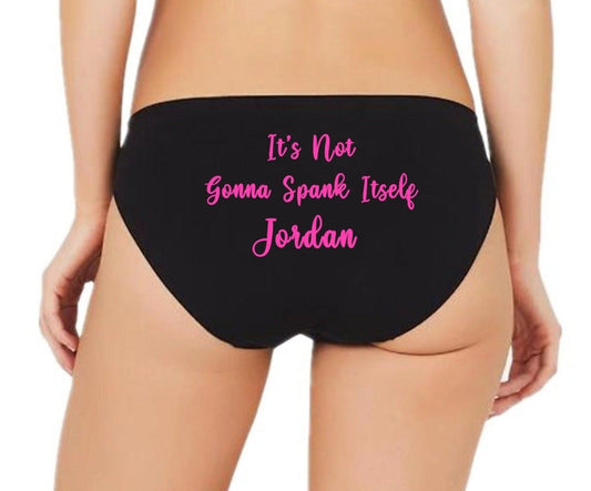Any Name's Cum Slut Knickers Panties & Camisole Set Personalised