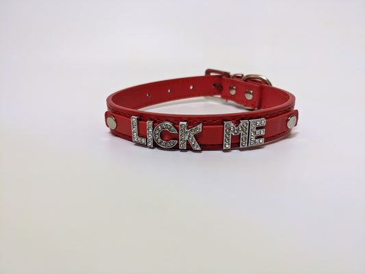 Lick me BDSM Choker