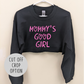 Mommys Good Girl mdlg Cropped Sweater
