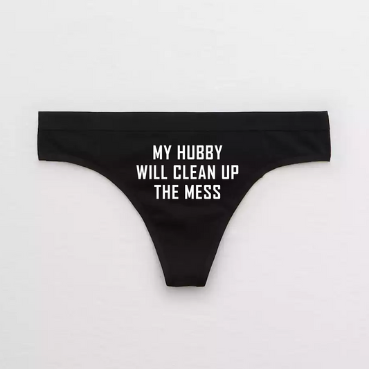 Hotwife My Hubby Will Clean Up the Mess Cuckold Panties