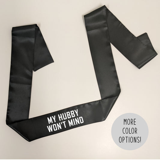 My Cuck Hubby Won't Mind Blindfold