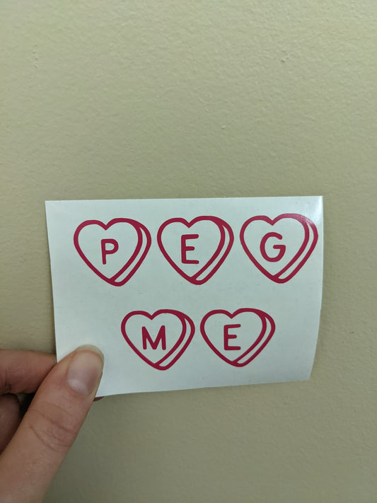 Peg Me Mistress Decal